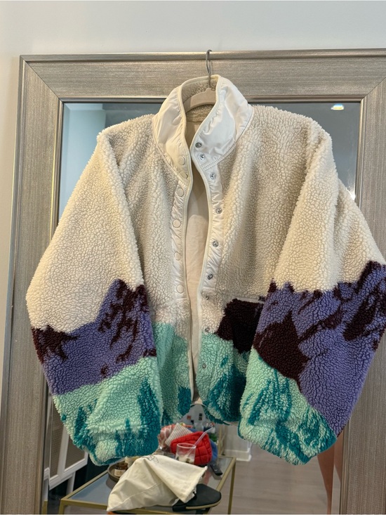 FP Movement by Free People Jackets & Blazers - FP Movement Free People Hit The Slopes Printed Fleece Jacket